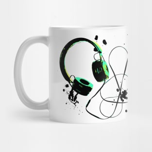 Headphone Illustration Mug